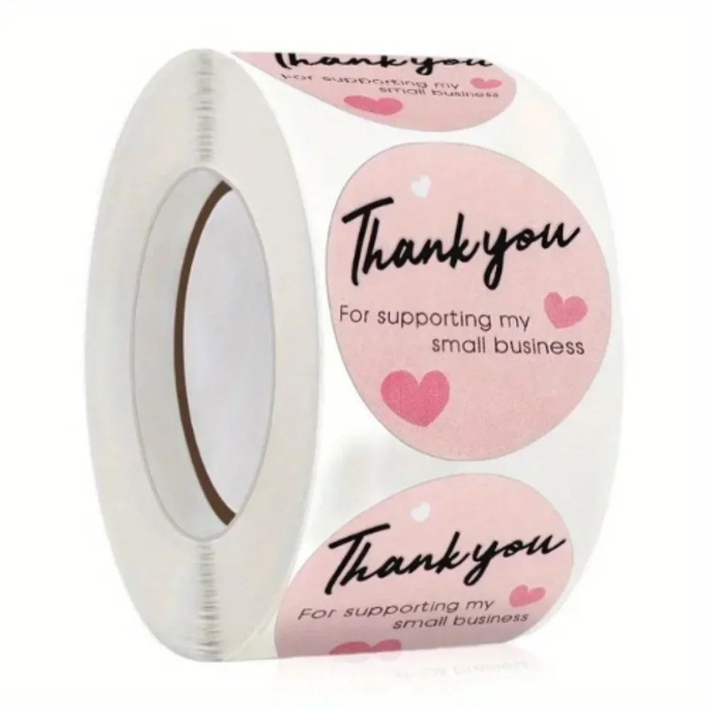 300 Pc Thank you Cards and Stickers